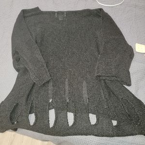 Joseph Ribkoff sweater with cutouts